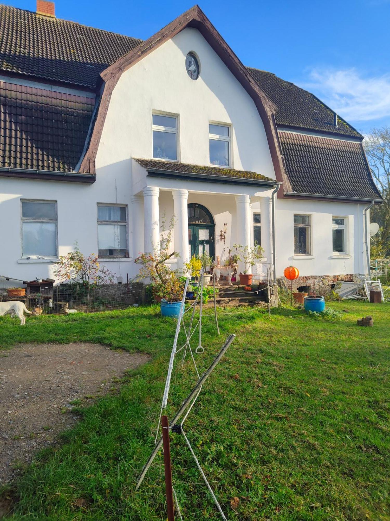 דירות Poseritz Gutshaus Im Gruenen מראה חיצוני תמונה